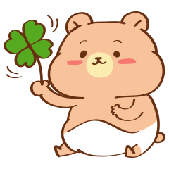 [LINEスタンプ] かわいいこぐまのチャチャver.2