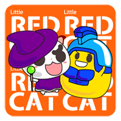 [LINEスタンプ] Little Red Cat ver. RPG