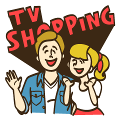 [LINEスタンプ] ジョーイとエマのテレビショッピングの画像（メイン）