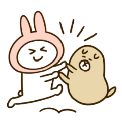 [LINEスタンプ] うさぎのジーナ2