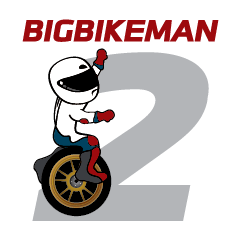 [LINEスタンプ] Bigbike Man2の画像（メイン）