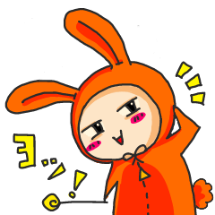 [LINEスタンプ] うさぎになりたいうーぴょん