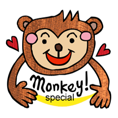 [LINEスタンプ] Monkey special ！