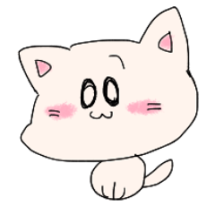[LINEスタンプ] 顔が大きい子猫