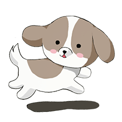 [LINEスタンプ] 京都弁を話すシーズー犬 ポンタの画像（メイン）