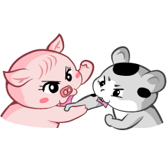 [LINEスタンプ] Nita ＆ Apec