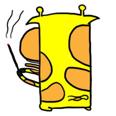 [LINEスタンプ] Laid back Giraffe