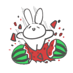 [LINEスタンプ] うさぎすん