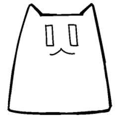 [LINEスタンプ] ふつうねこ