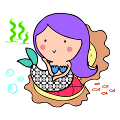 [LINEスタンプ] Mermaid Vivi