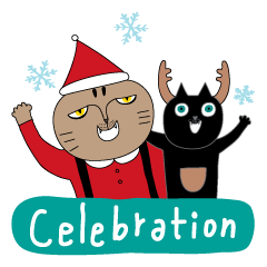 [LINEスタンプ] Oh my cats！-Celebration ＆ Greetings