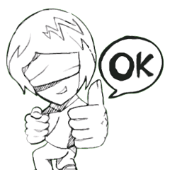 [LINEスタンプ] Cartoon Boy anime drawing V.2