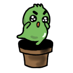[LINEスタンプ] Cactus Man and Cactus Woman are coming ！の画像（メイン）