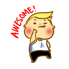 [LINEスタンプ] Chubby Andy