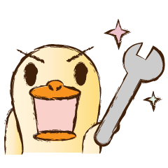 [LINEスタンプ] Millet is a duck or goose