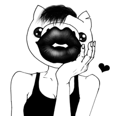 [LINEスタンプ] わたしはブタです。2
