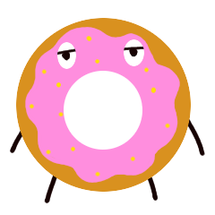 [LINEスタンプ] doughnut friends
