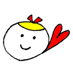 [LINEスタンプ] まあるい家族のママ