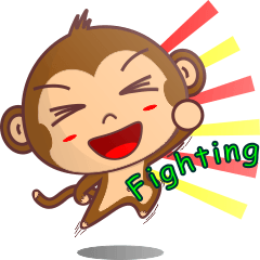 [LINEスタンプ] Handsome monkey