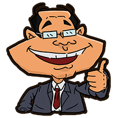 [LINEスタンプ] Great Boss and Motivation words