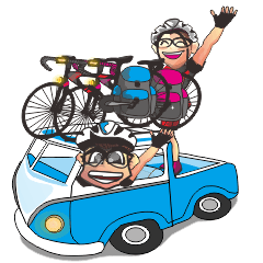 [LINEスタンプ] A sweet Rider bicycle Ver.2