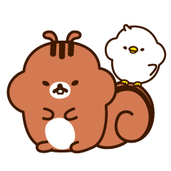 [LINEスタンプ] chipmunk 'daring'