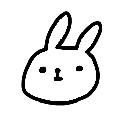 [LINEスタンプ] 人々とウサギ