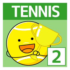 [LINEスタンプ] テニス大好き！2