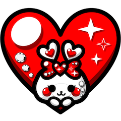 [LINEスタンプ] ❤ラヴラヴラビット❤