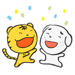 [LINEスタンプ] ぼく、ふっこし犬