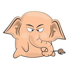 [LINEスタンプ] Elephant for you