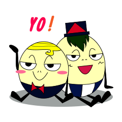 [LINEスタンプ] Lucky ＆ Liam the Buddies