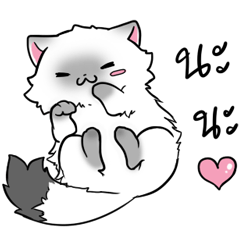 [LINEスタンプ] meow meow