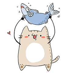 [LINEスタンプ] Pillow Neko