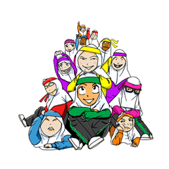 [LINEスタンプ] MILB Putri games