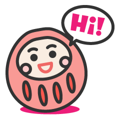 [LINEスタンプ] イングリッシュだるまちゃん