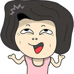 [LINEスタンプ] Aunty Style