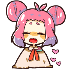 [LINEスタンプ] ネズミ娘の日常スタンプ。