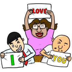 [LINEスタンプ] Funny Gang (EN)