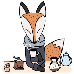 [LINEスタンプ] Kitsune the Slow Life Fox