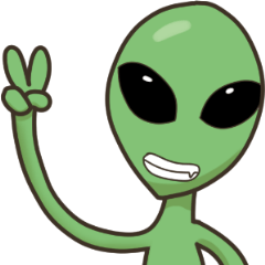 [LINEスタンプ] Max The Alien