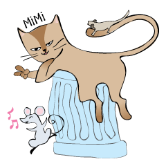 [LINEスタンプ] Mimi My cat