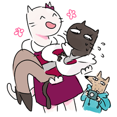 [LINEスタンプ] Mil and Mel