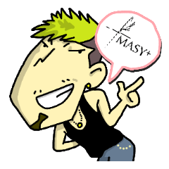[LINEスタンプ] MASY+の正しいメイジー語