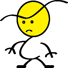 [LINEスタンプ] Go for it！ eyebrows long father