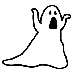 [LINEスタンプ] OH GHOSTs