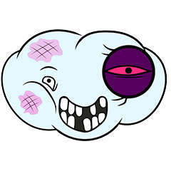 [LINEスタンプ] FUNNY NUVOLA