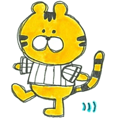 [LINEスタンプ] 虎党のとらまる