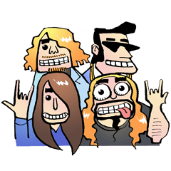 [LINEスタンプ] gang of rocker