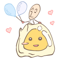 [LINEスタンプ] オプラとノノの愛